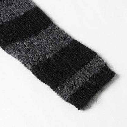 ボーダー モヘヤニット カーディガン(DIP / MW-CARDIGAN. LS)