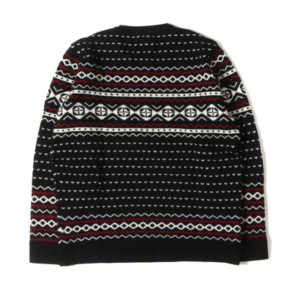 ノルディック柄 ウールニット セーター(NORDICA / W-CREW. LS)