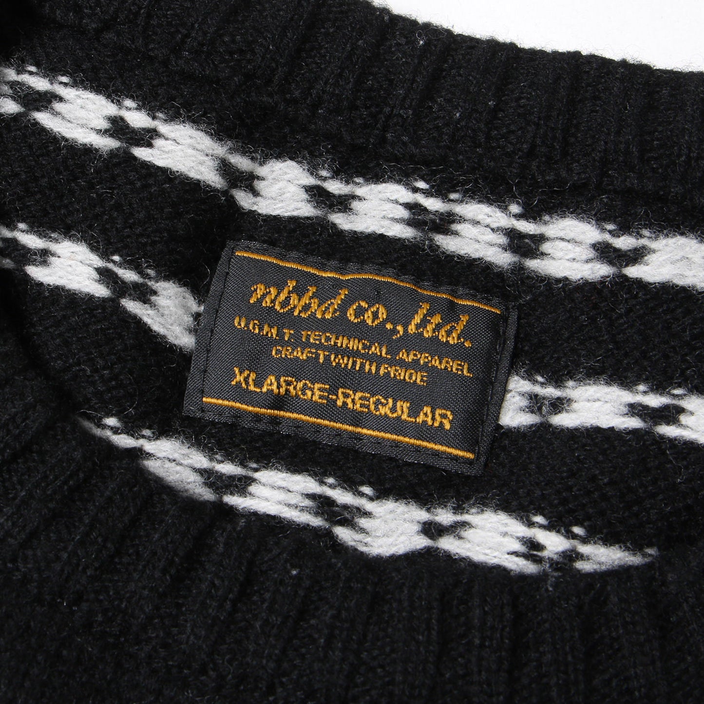 ノルディック柄 ウールニット セーター(NORDICA / W-CREW. LS)