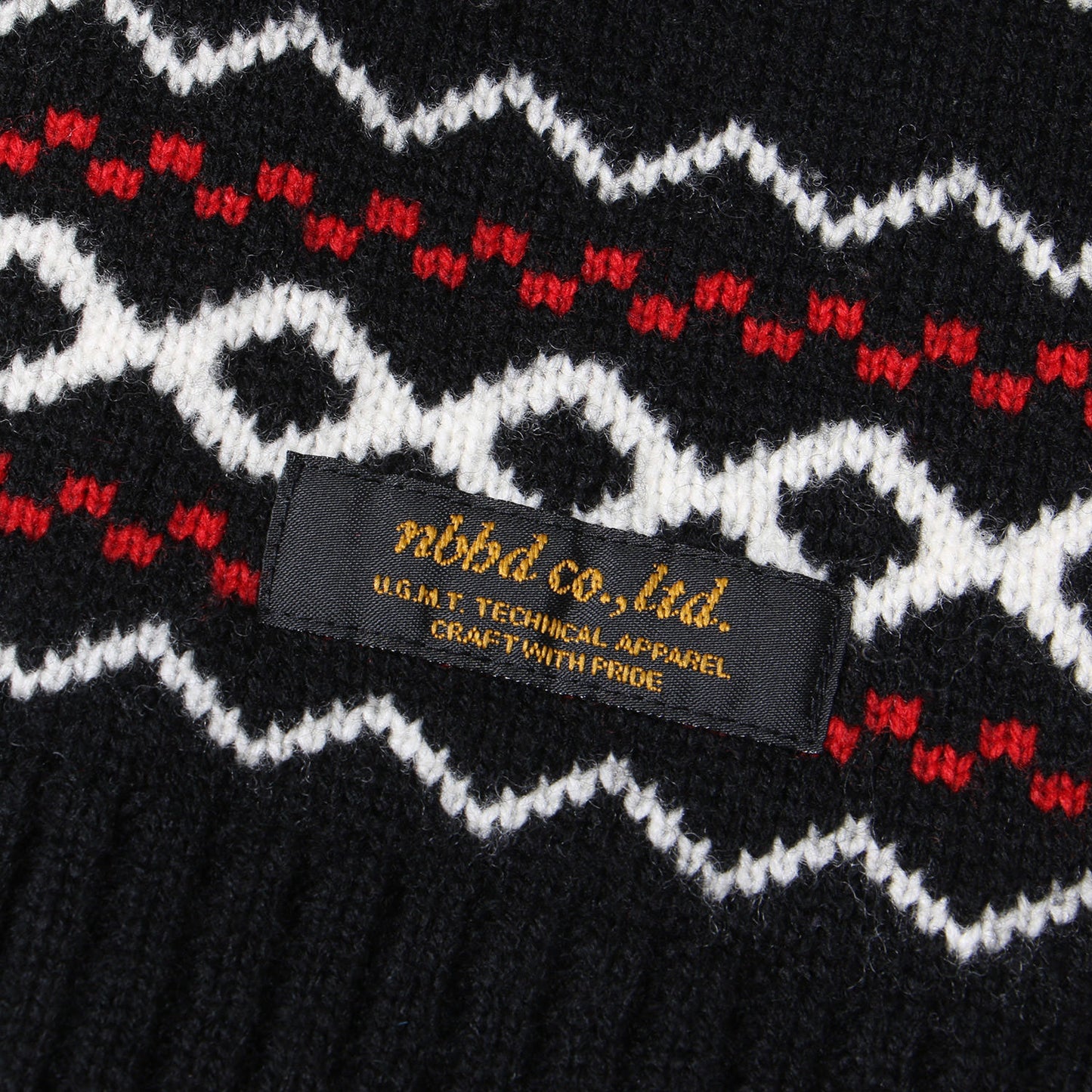 ノルディック柄 ウールニット セーター(NORDICA / W-CREW. LS)