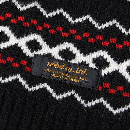 ノルディック柄 ウールニット セーター(NORDICA / W-CREW. LS)