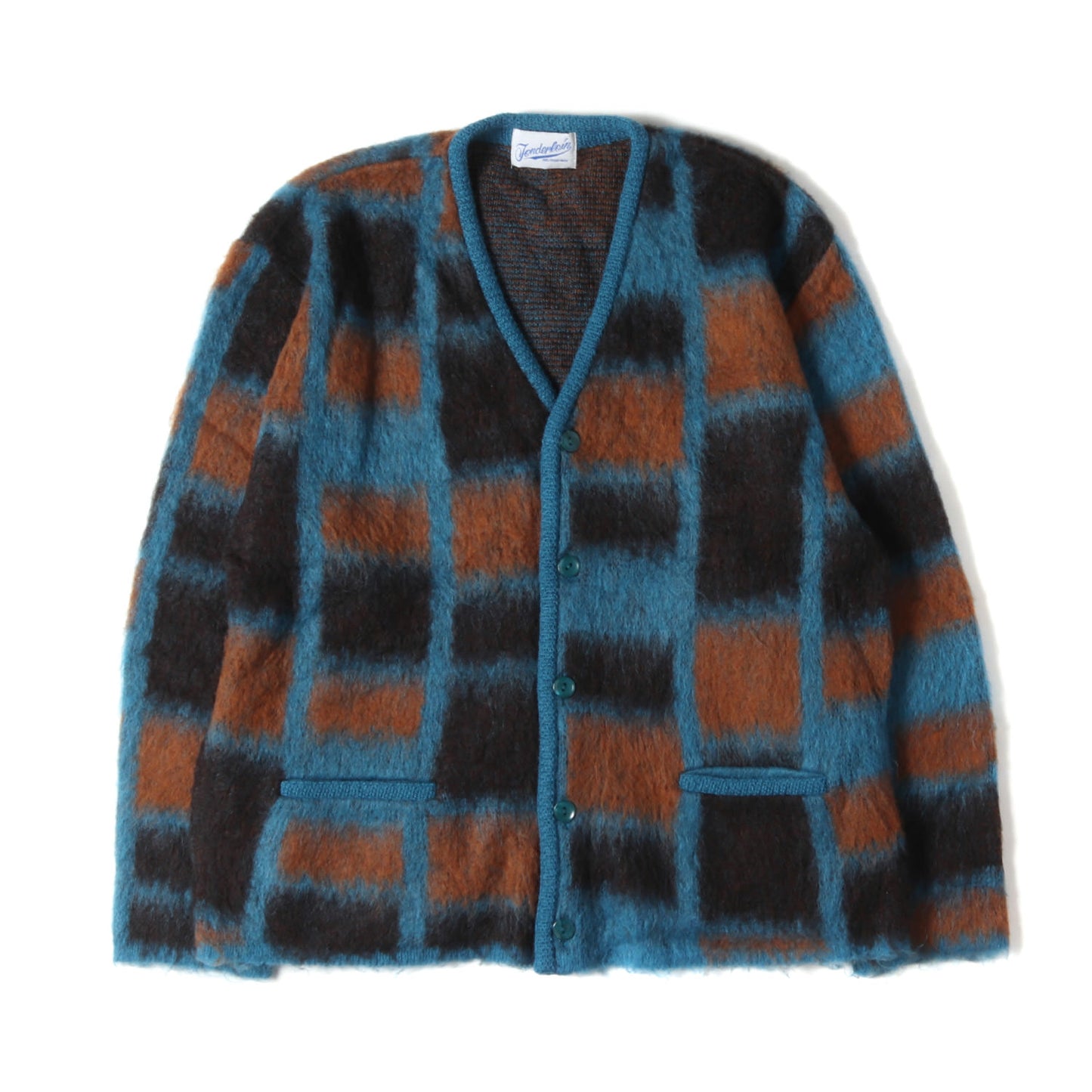 ジオメトリック モヘヤニット カーディガン(MOHAIR CARDIGAN G)