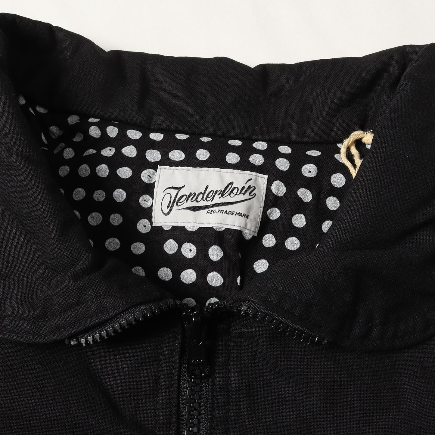 裏地ドット柄 ダック フルジップ ジャケット(DUCK JKT)