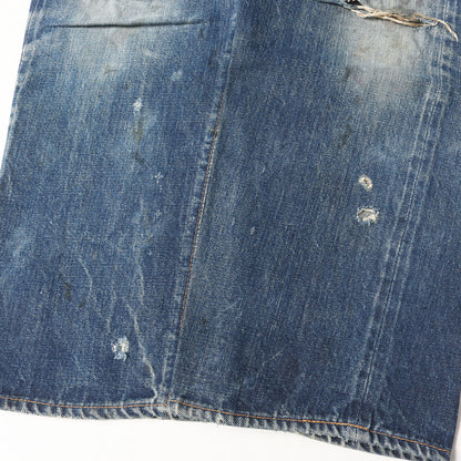 [雰囲気抜群 希少モデル] 60s 502 Big E デニムパンツ / USA製 ボタン裏刻印4