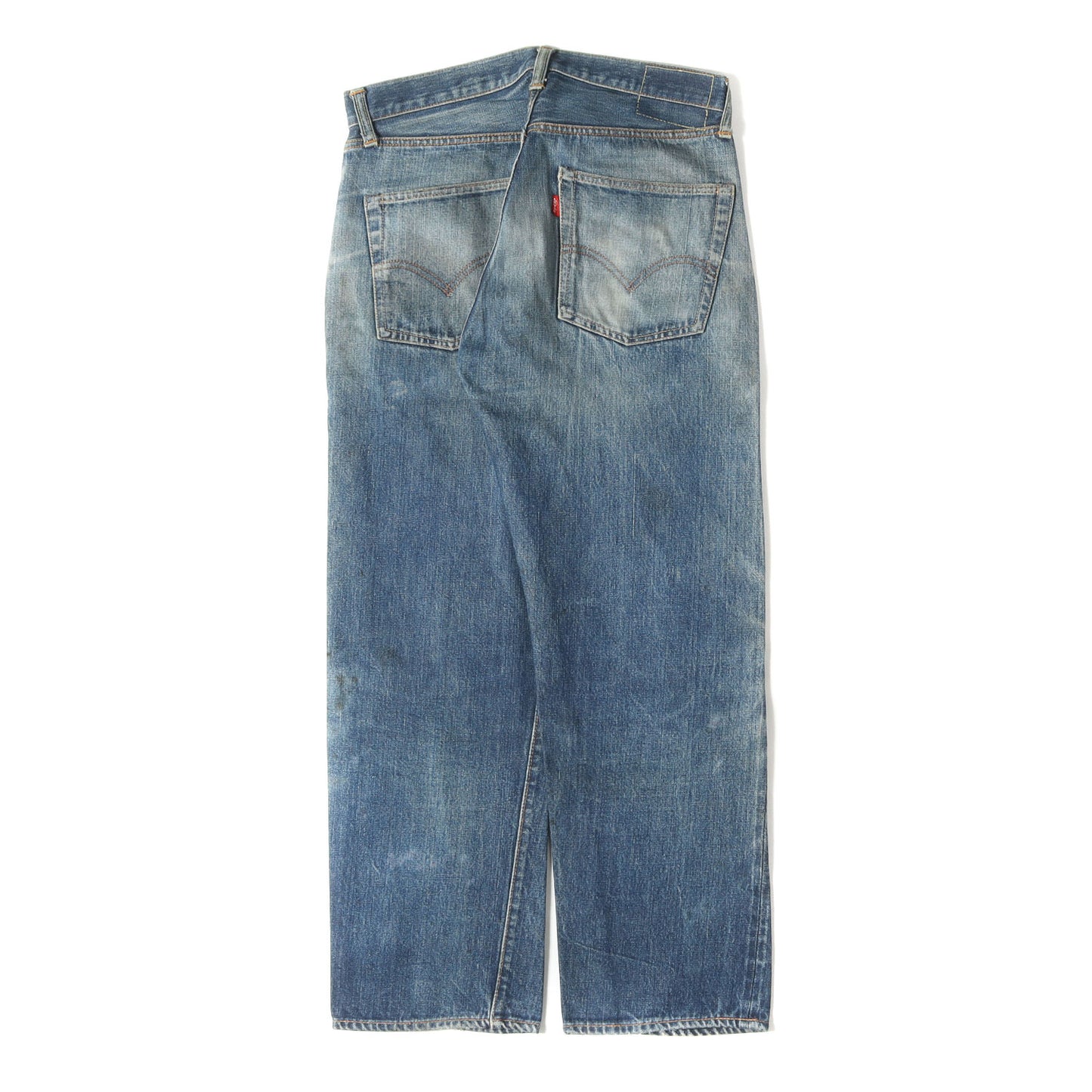 [雰囲気抜群 希少モデル] 60s 502 Big E デニムパンツ / USA製 ボタン裏刻印4
