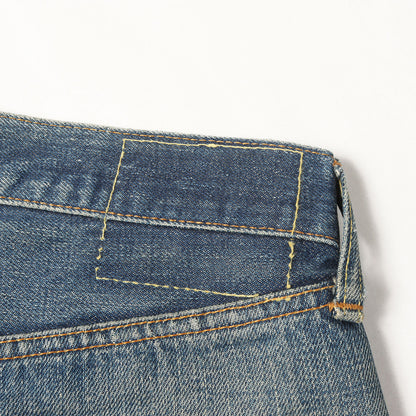 [雰囲気抜群 希少モデル] 60s 502 Big E デニムパンツ / USA製 ボタン裏刻印4