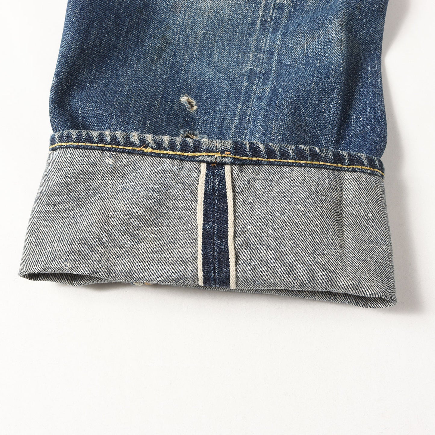 [雰囲気抜群 希少モデル] 60s 502 Big E デニムパンツ / USA製 ボタン裏刻印4