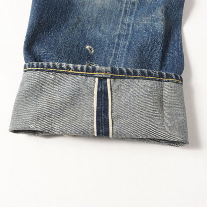 [雰囲気抜群 希少モデル] 60s 502 Big E デニムパンツ / USA製 ボタン裏刻印4