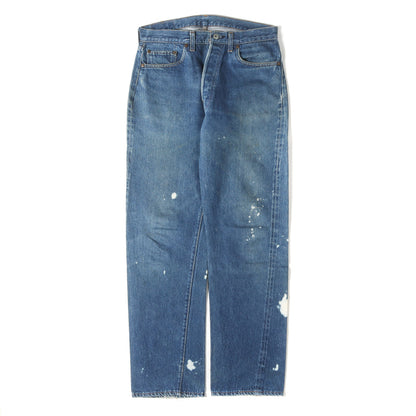 [雰囲気抜群] 80s 501 赤耳 デニムパンツ / ボタン裏刻印558