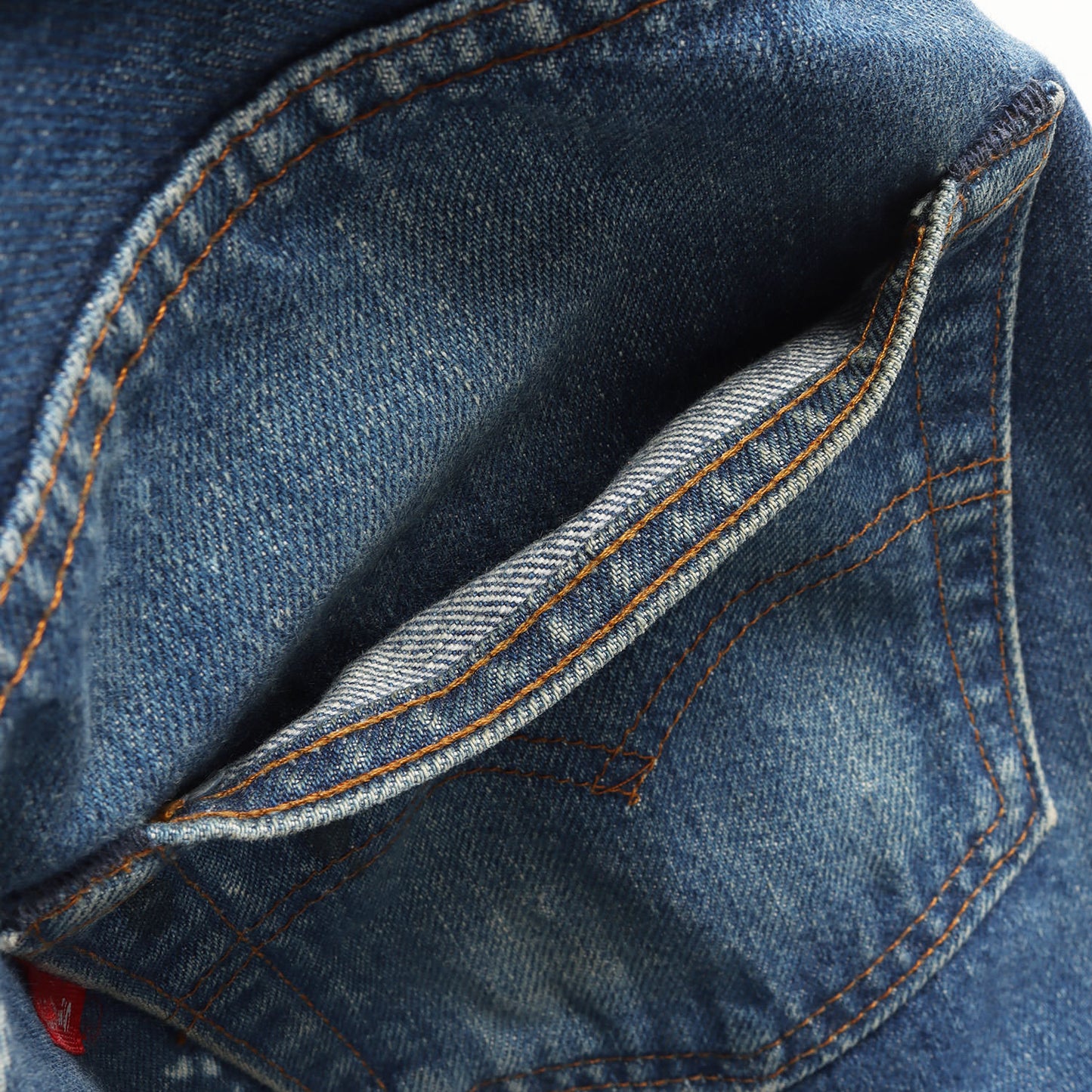 [雰囲気抜群] 80s 501 赤耳 デニムパンツ / ボタン裏刻印558