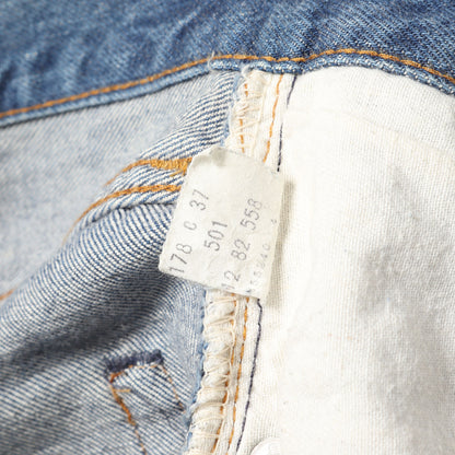 [雰囲気抜群] 80s 501 赤耳 デニムパンツ / ボタン裏刻印558