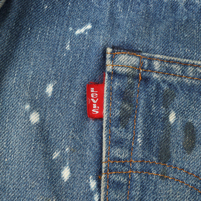 [雰囲気抜群] 80s 501 赤耳 デニムパンツ / ボタン裏刻印558