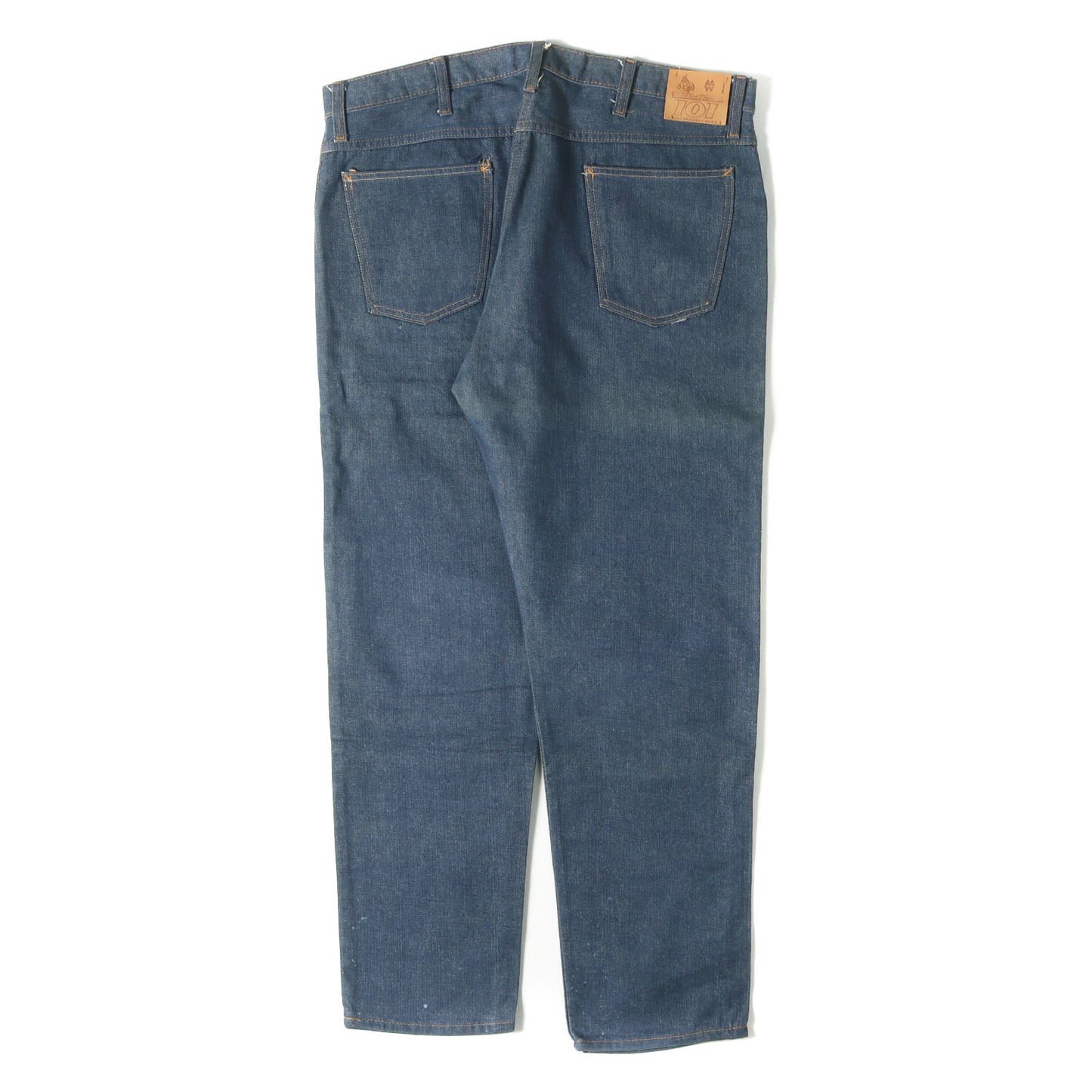 [濃紺 ビッグサイズ] 60s MONTGOMERY WARD / POWRHOUSE 101 片耳付き 5ポケット デニムパンツ