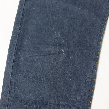 [濃紺 ビッグサイズ] 60s MONTGOMERY WARD / POWRHOUSE 101 片耳付き 5ポケット デニムパンツ