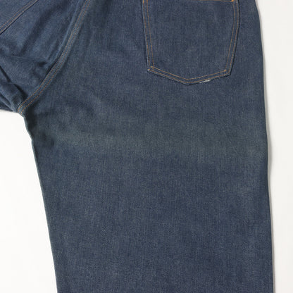 [濃紺 ビッグサイズ] 60s MONTGOMERY WARD / POWRHOUSE 101 片耳付き 5ポケット デニムパンツ
