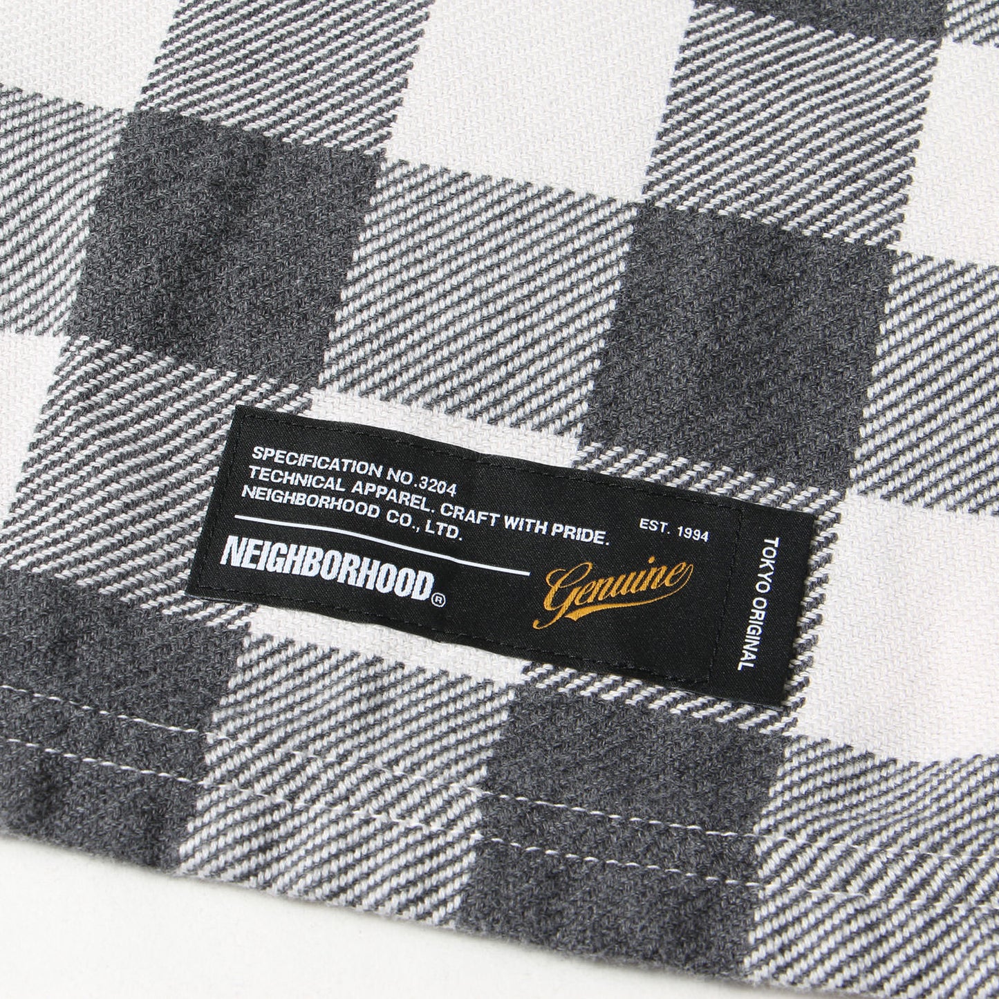 26SS ガーメントダイ加工 ブロックチェック ネルシャツ(GARMENT DYED BLOCK CHECK SHIRT LS)