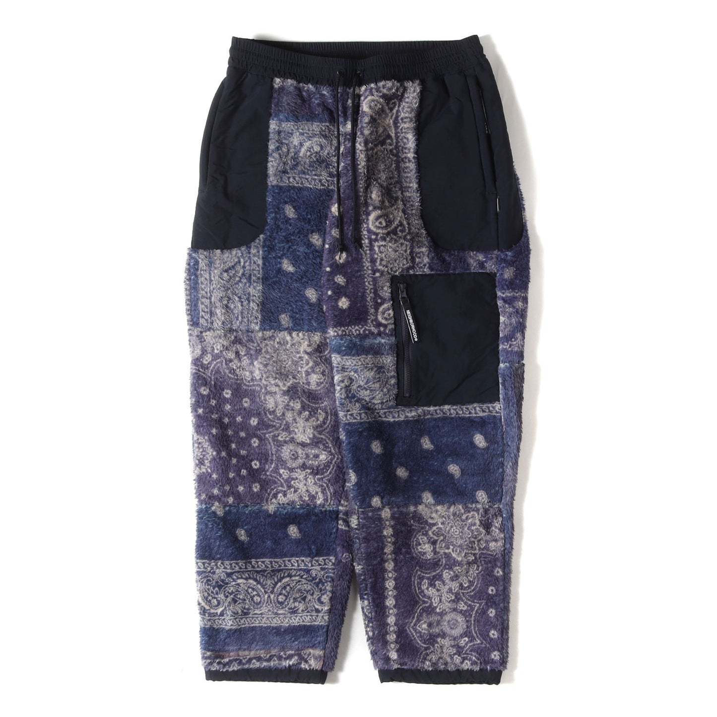 23AW バンダナパッチワーク柄 フリースパンツ(BANDANA PATTERN FLEECE PANTS)