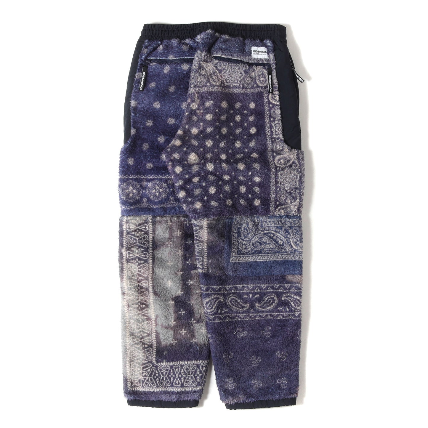 23AW バンダナパッチワーク柄 フリースパンツ(BANDANA PATTERN FLEECE PANTS)