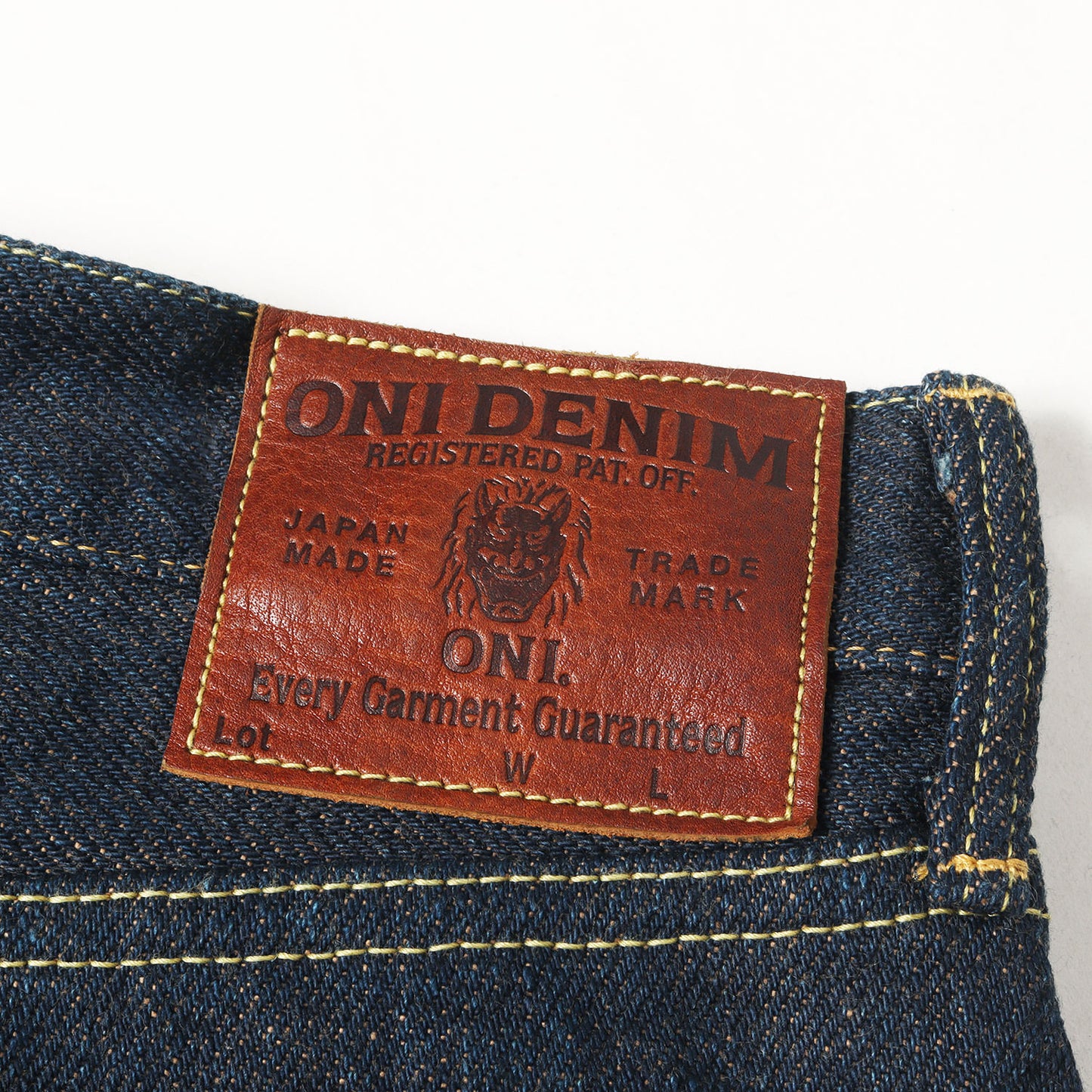 20oz シークレット レギュラーストレート デニムパンツ (ONI288ZR-LBR)