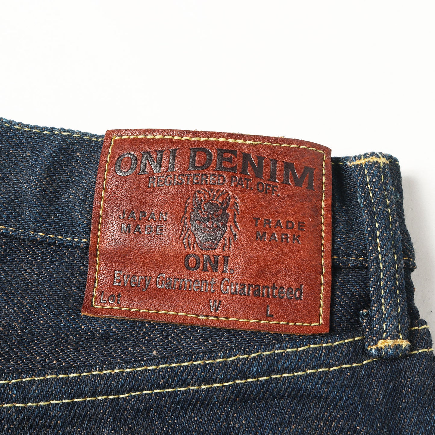 20oz シークレット レギュラーストレート デニムパンツ (ONI288ZR-LBR)