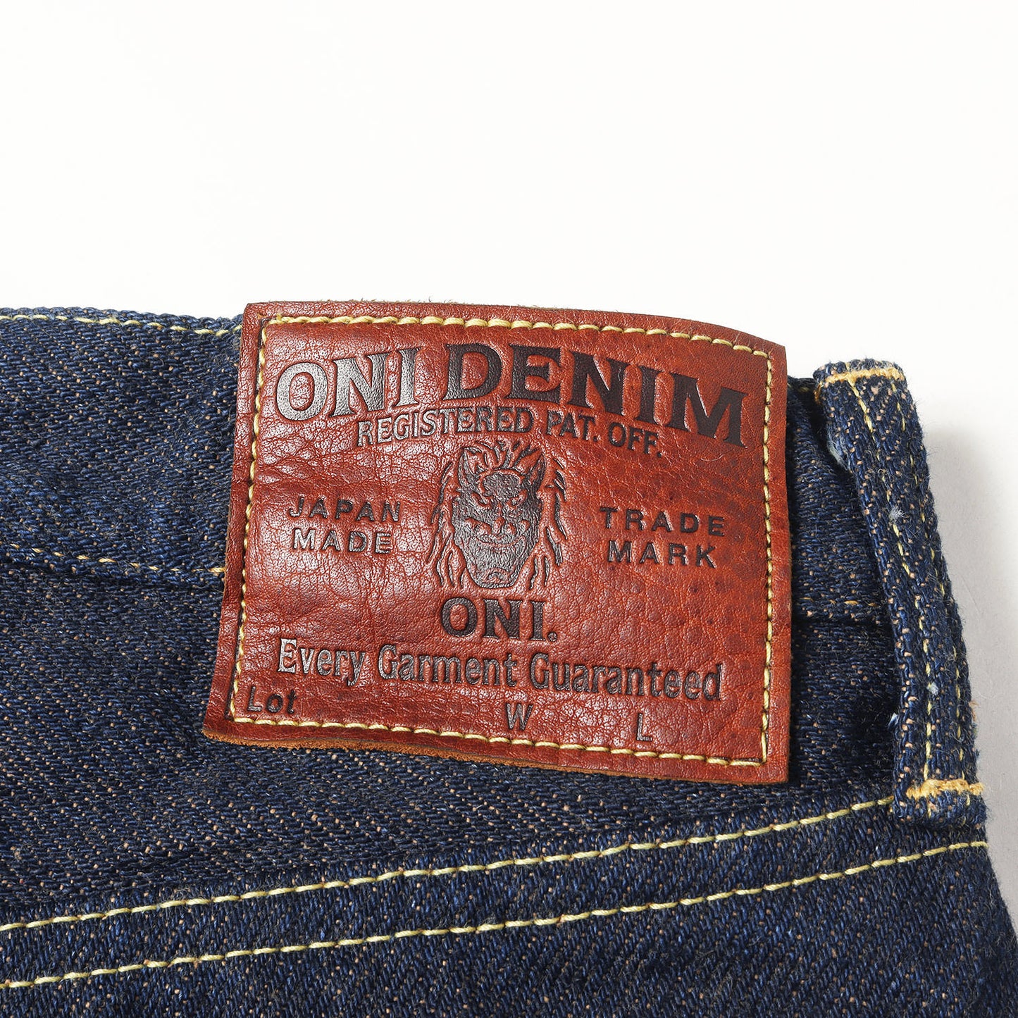 20oz シークレット レギュラーストレート デニムパンツ (ONI288ZR-LBR)