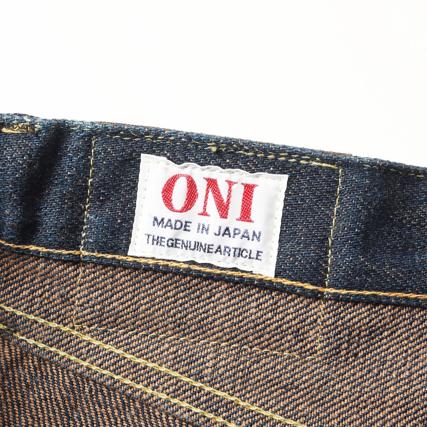 20oz シークレット レギュラーストレート デニムパンツ (ONI288ZR-LBR)