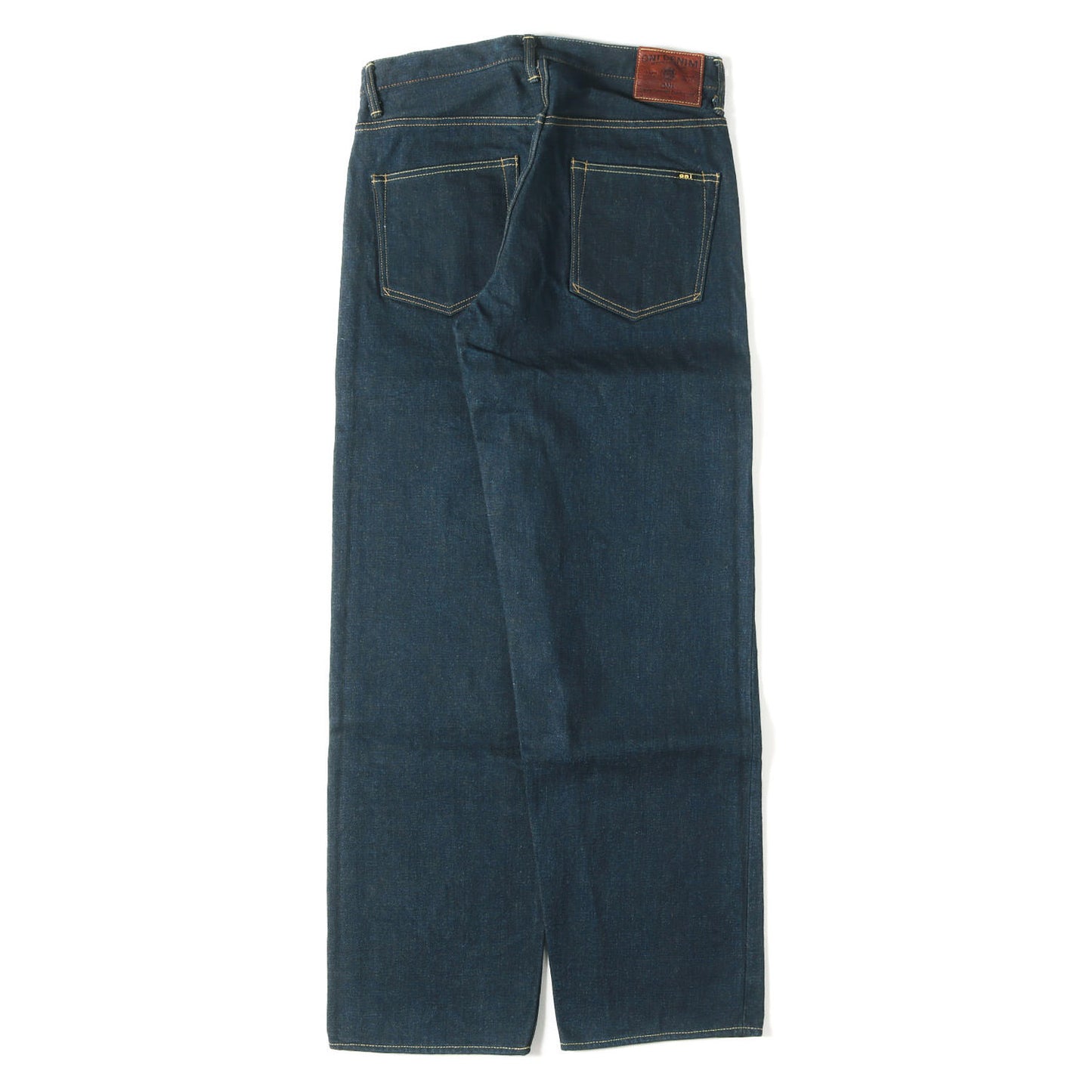 20oz シークレット スーパーワイドテーパード デニムパンツ (ONI822ZR-OLV)