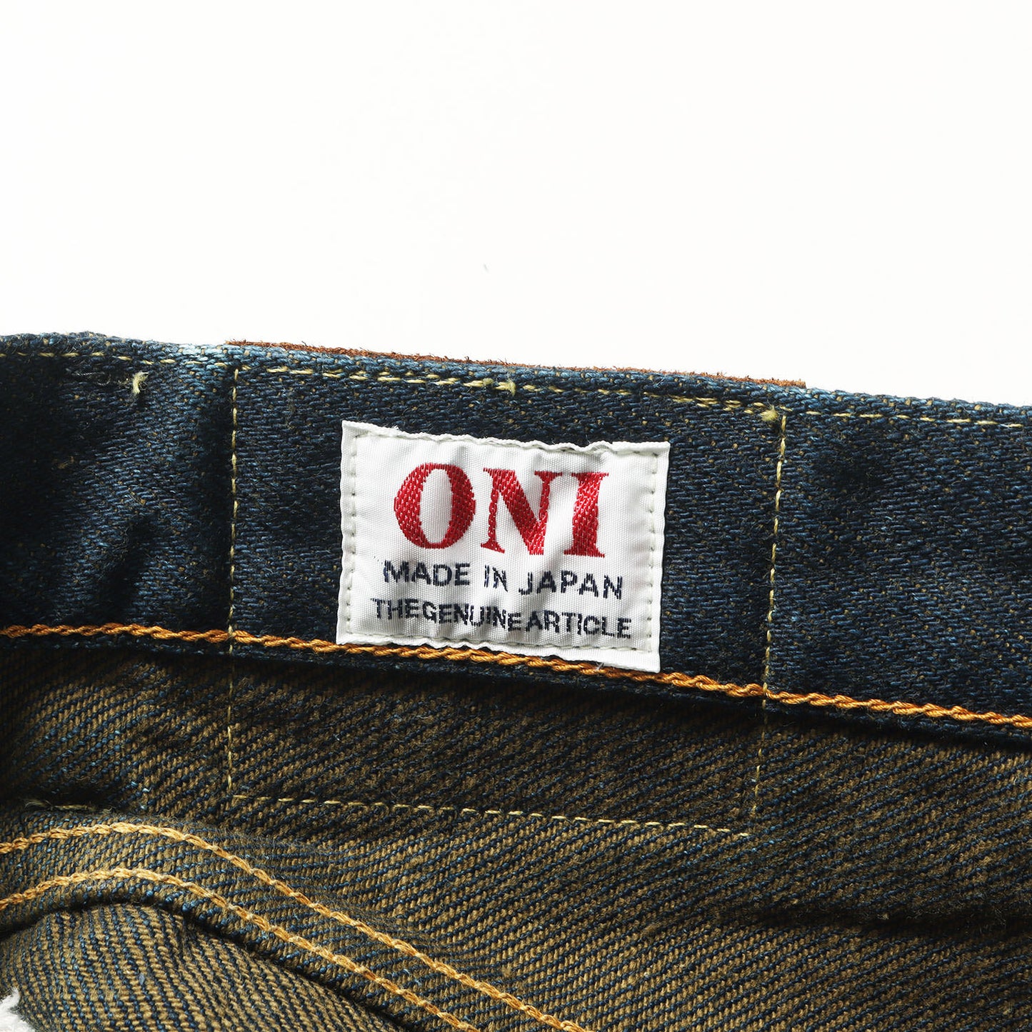 20oz シークレット スーパーワイドテーパード デニムパンツ (ONI822ZR-OLV)