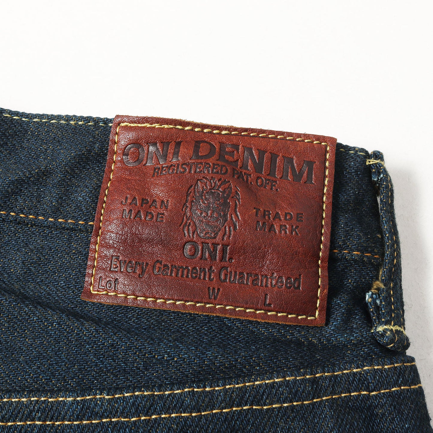 20oz シークレット スーパーワイドテーパード デニムパンツ (ONI822ZR-OLV)