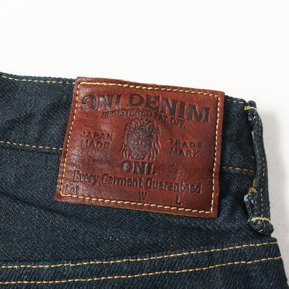 20oz シークレット スーパーワイドテーパード デニムパンツ (ONI822ZR-OLV)