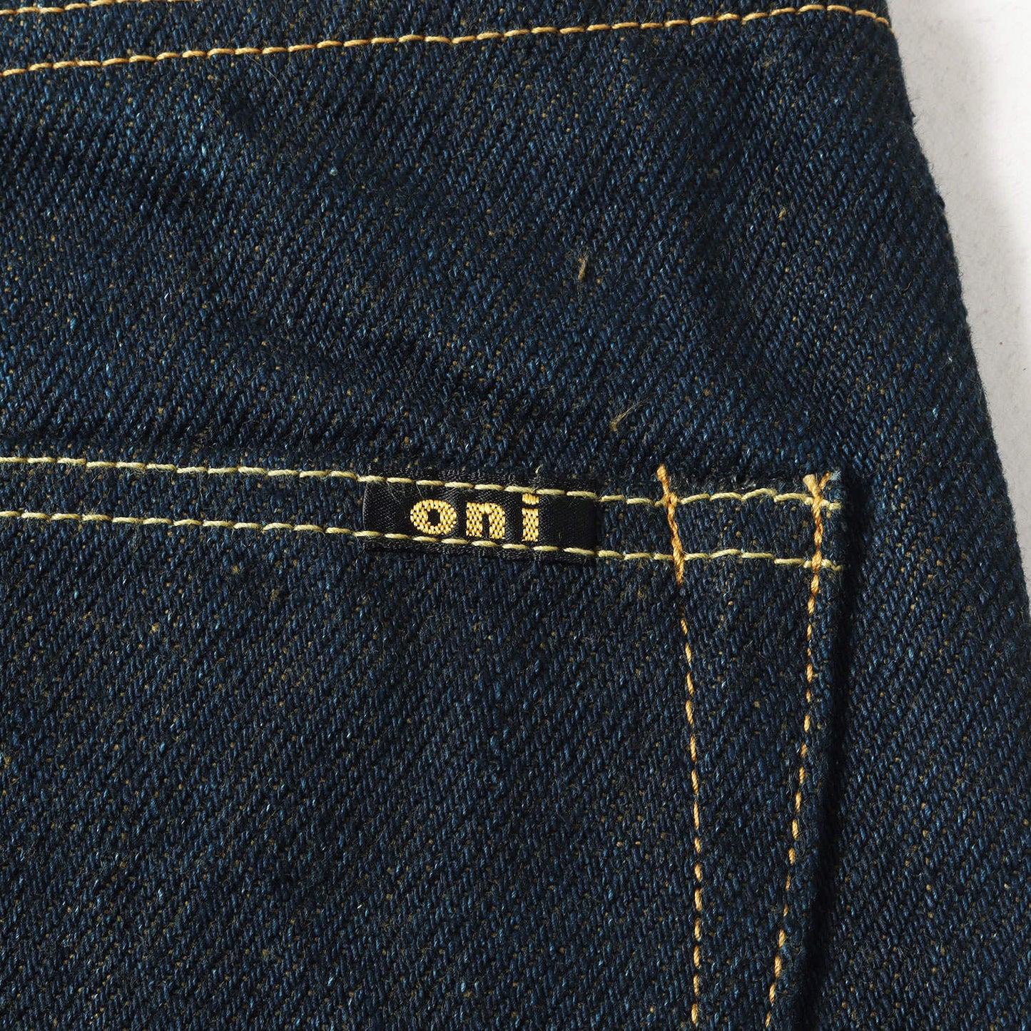 20oz シークレット スーパーワイドテーパード デニムパンツ (ONI822ZR-OLV)