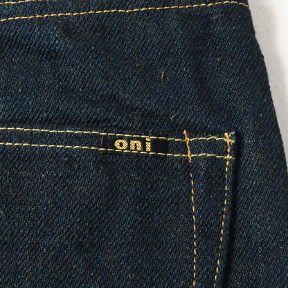 20oz シークレット スーパーワイドテーパード デニムパンツ (ONI822ZR-OLV)