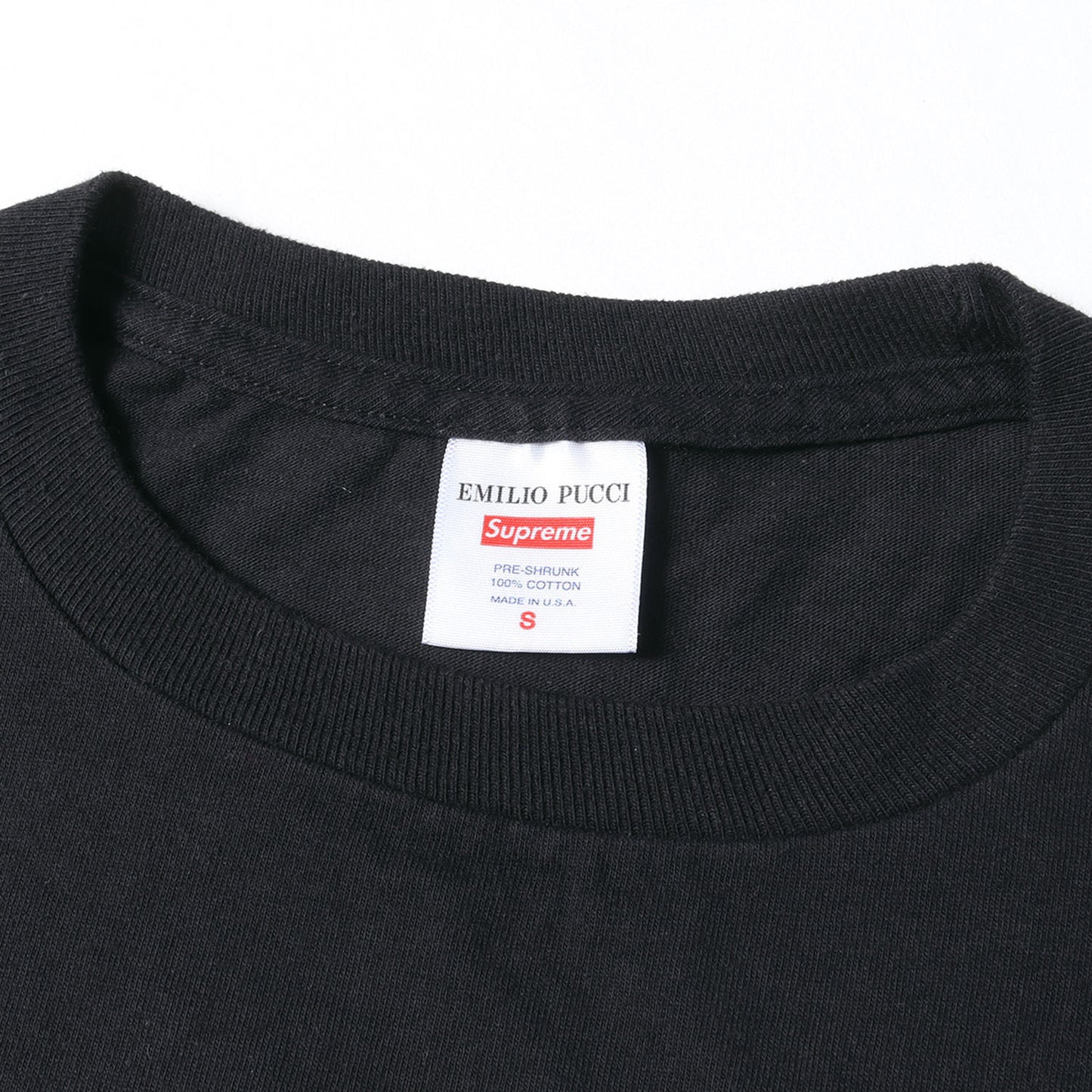 21SS ×Emilio Pucci アーカイブ柄 BOXロゴ Tシャツ(Box Logo Tee)
