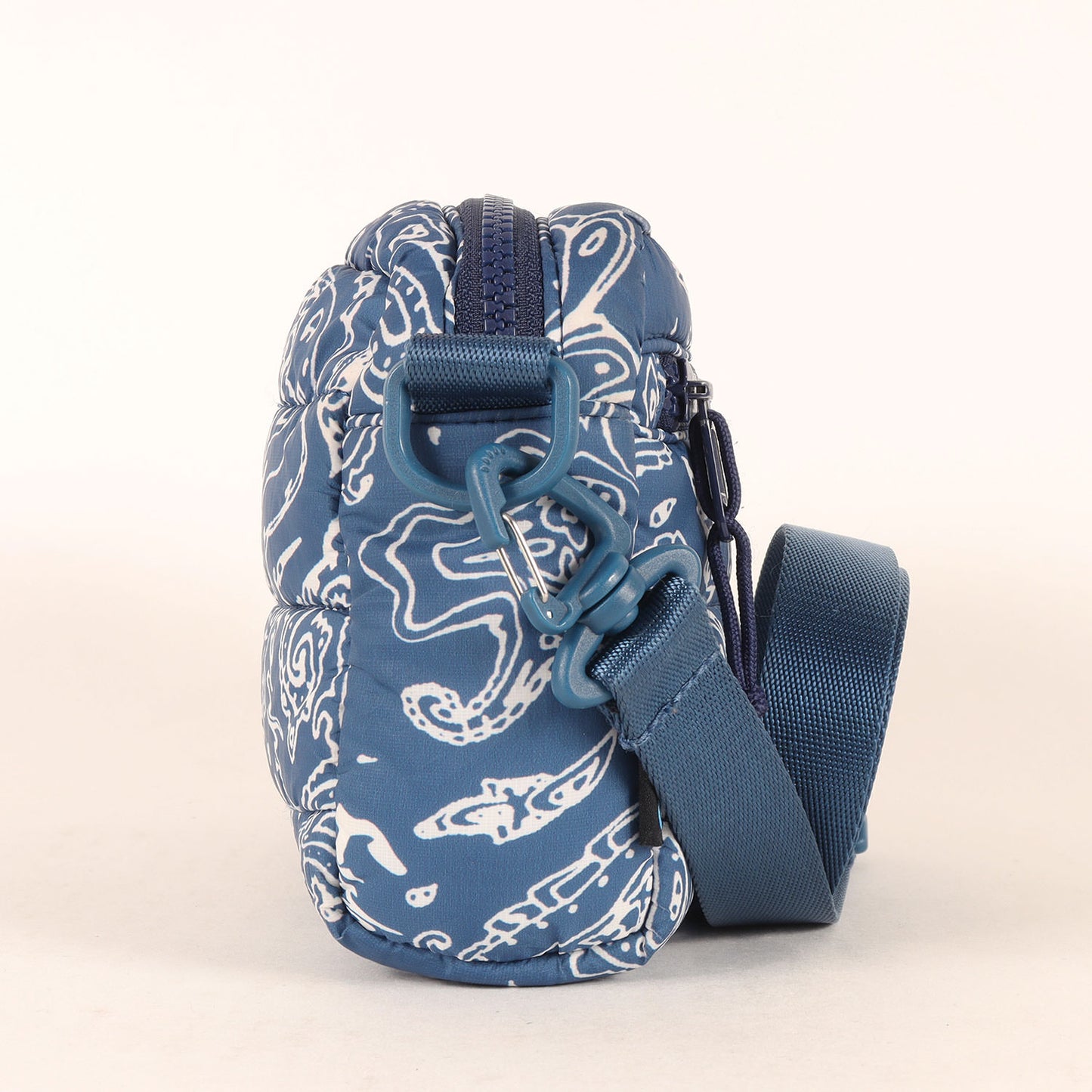 22AW ペイズリー柄 パファー サイド バッグ / ショルダーバッグ(Puffer Side Bag)