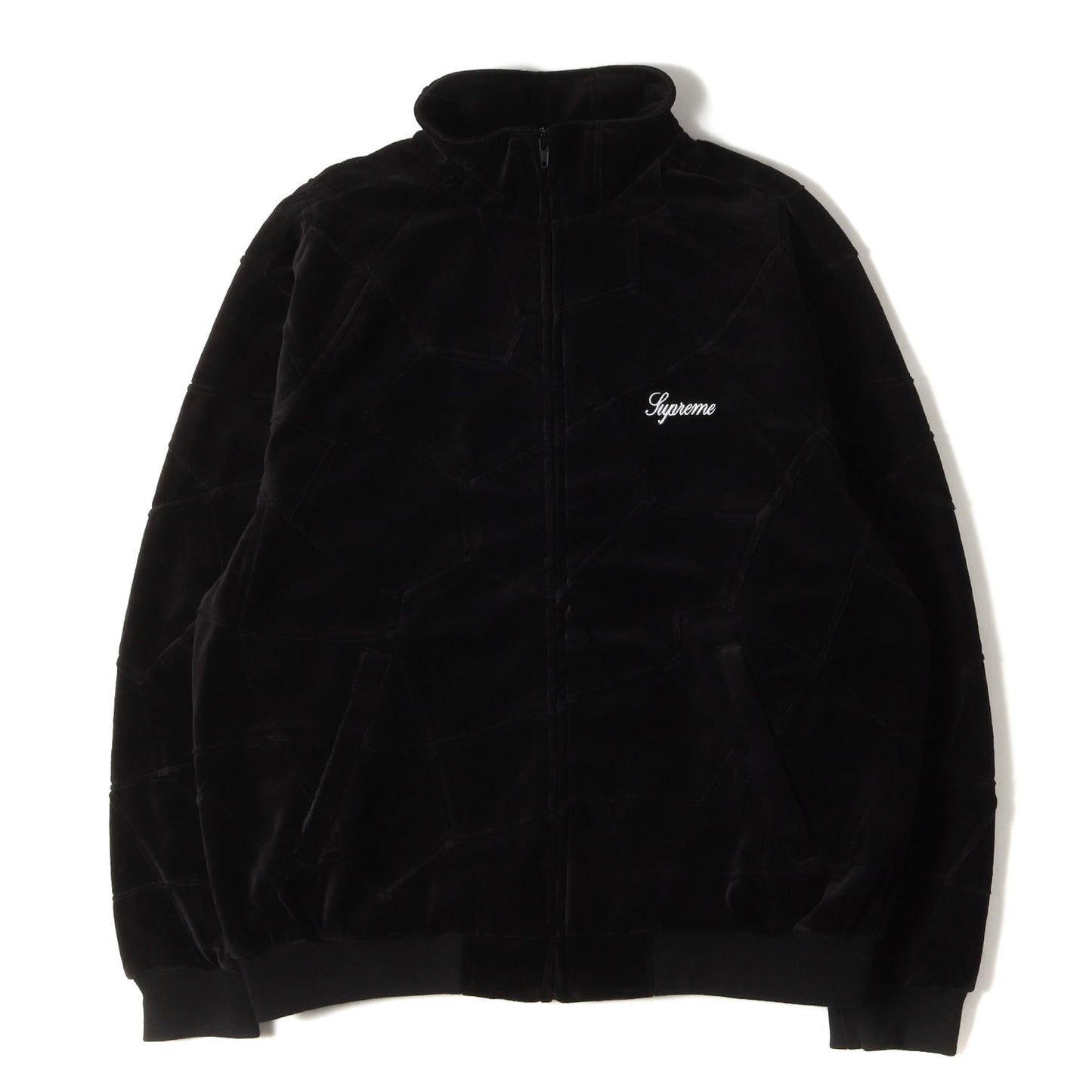 25SS パッチワーク ベロアジャージ トラックジャケット(Patchwork Velour Track Jacket)