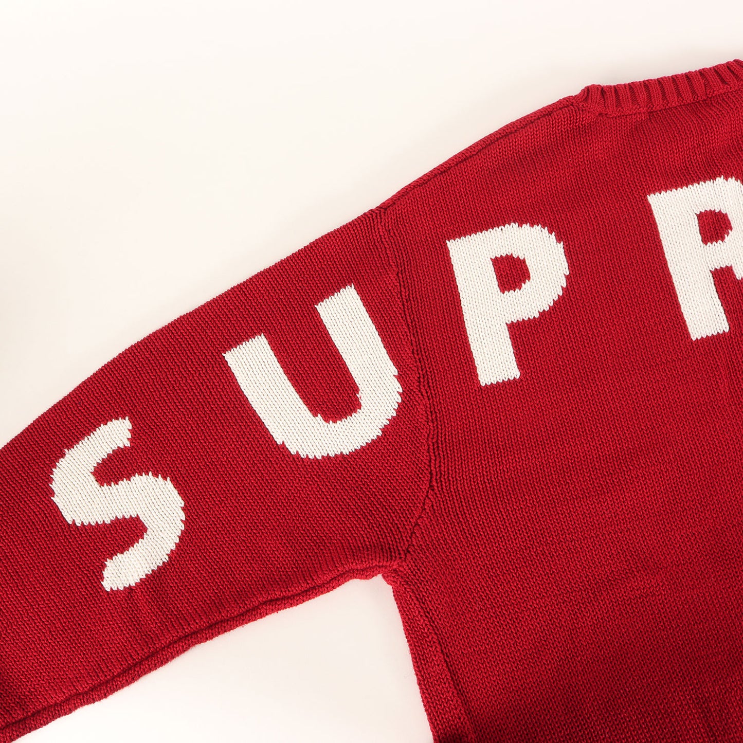 20SS バックロゴ コットンニット セーター(Back Logo Sweater)