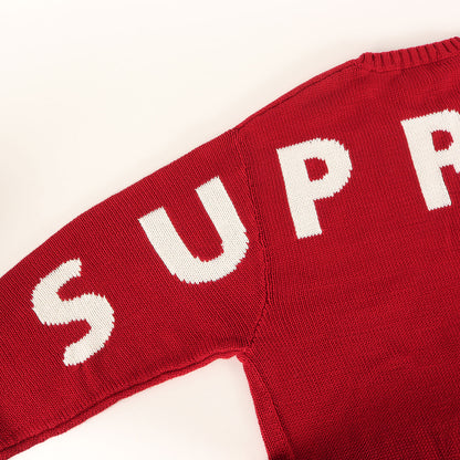 20SS バックロゴ コットンニット セーター(Back Logo Sweater)