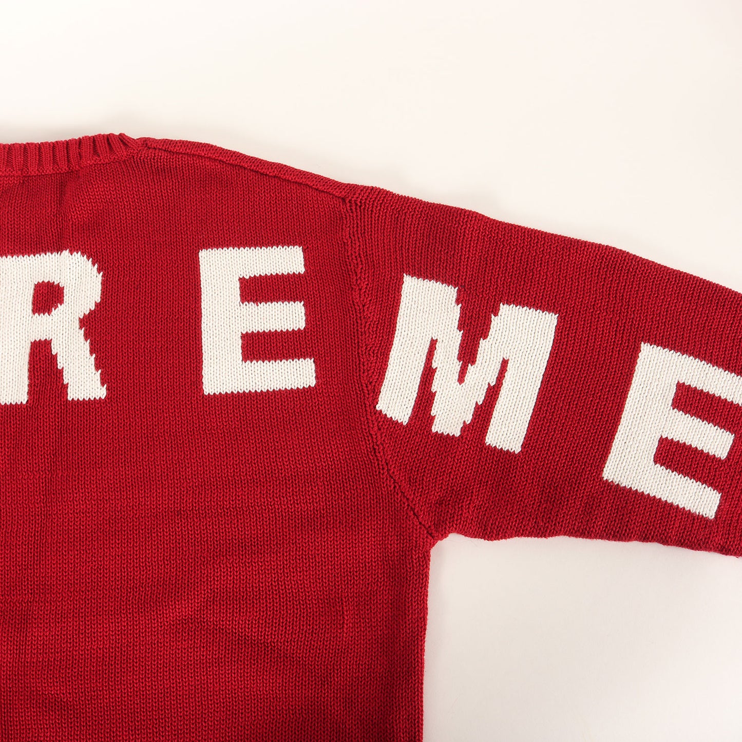 20SS バックロゴ コットンニット セーター(Back Logo Sweater)
