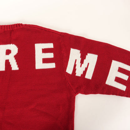 20SS バックロゴ コットンニット セーター(Back Logo Sweater)