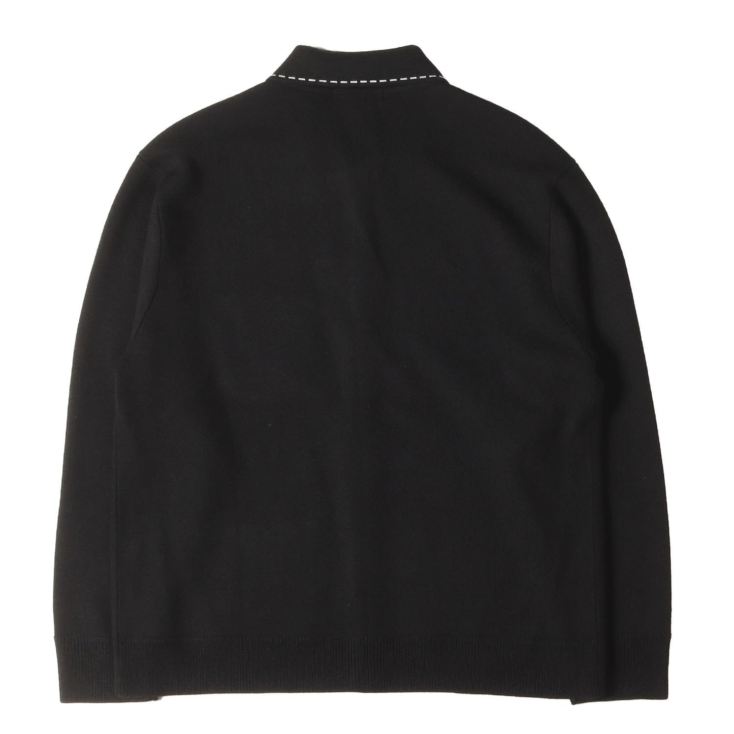 22AW コントラストステッチ ニット ジャケット(Contrast Stitch Button Up Sweater)