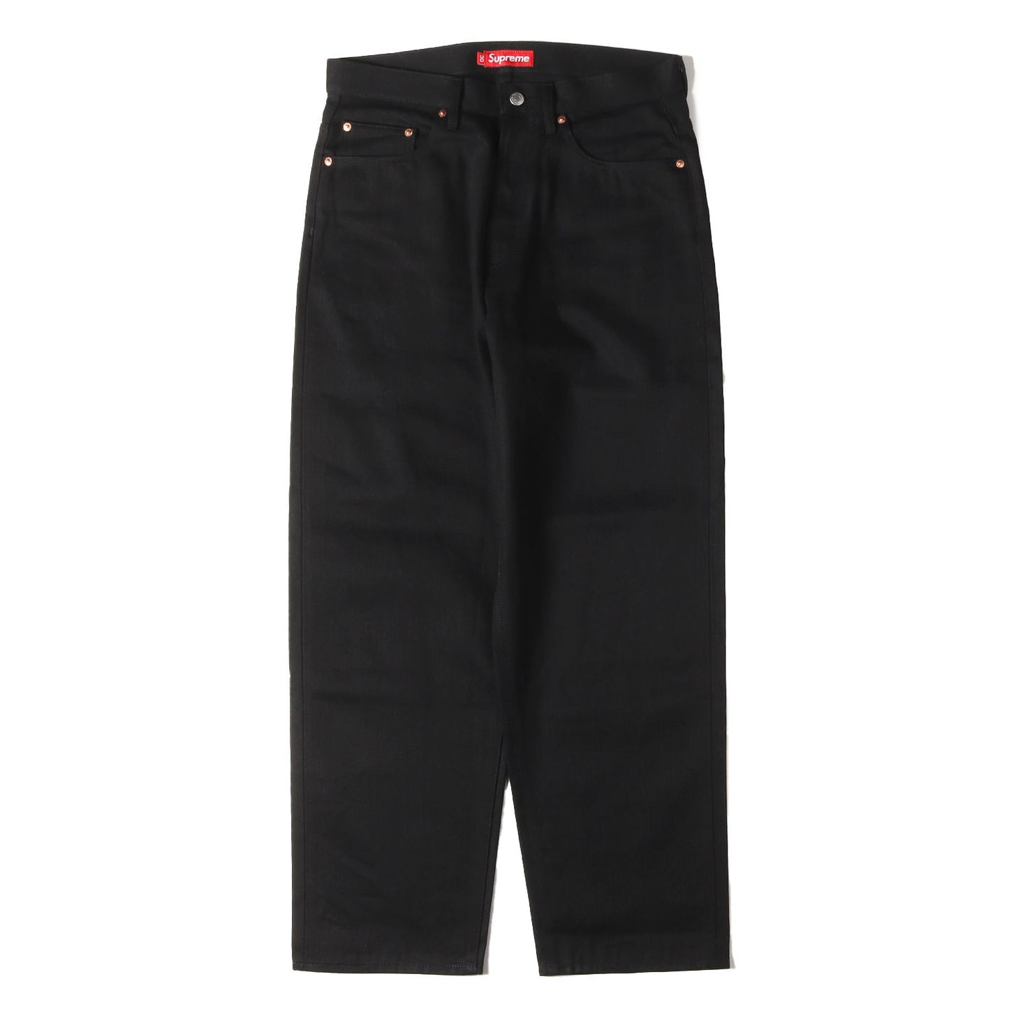 25AW クラシックロゴ刺繍 バギー リジッド デニムパンツ(Baggy Jean)