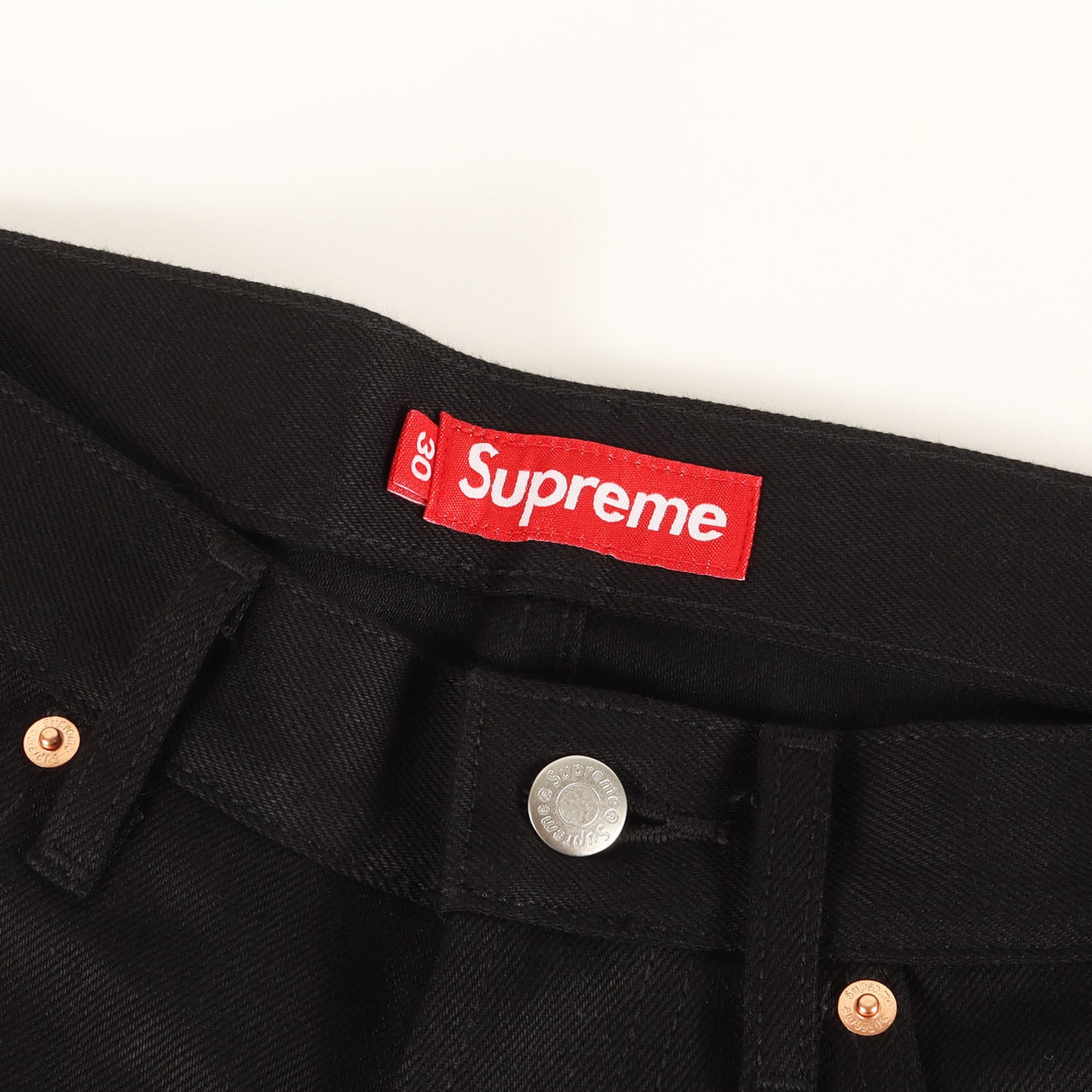 25AW クラシックロゴ刺繍 バギー リジッド デニムパンツ(Baggy Jean)