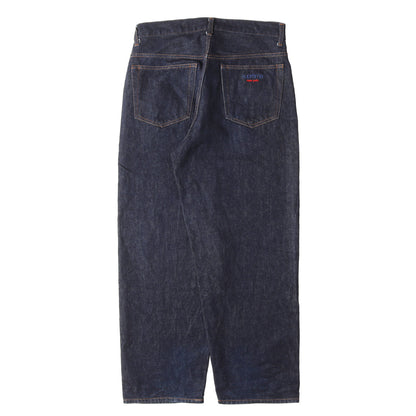 24SS クラシックロゴ刺繍 バギー リジッド デニムパンツ(Baggy Jean)