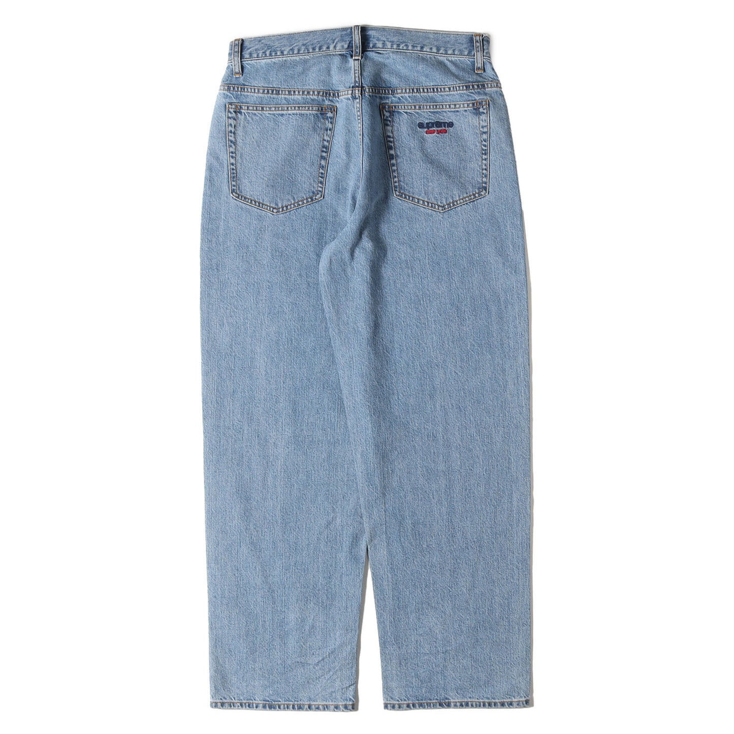 25AW クラシックロゴ刺繍 バギー リジッド デニムパンツ(Baggy Jean)