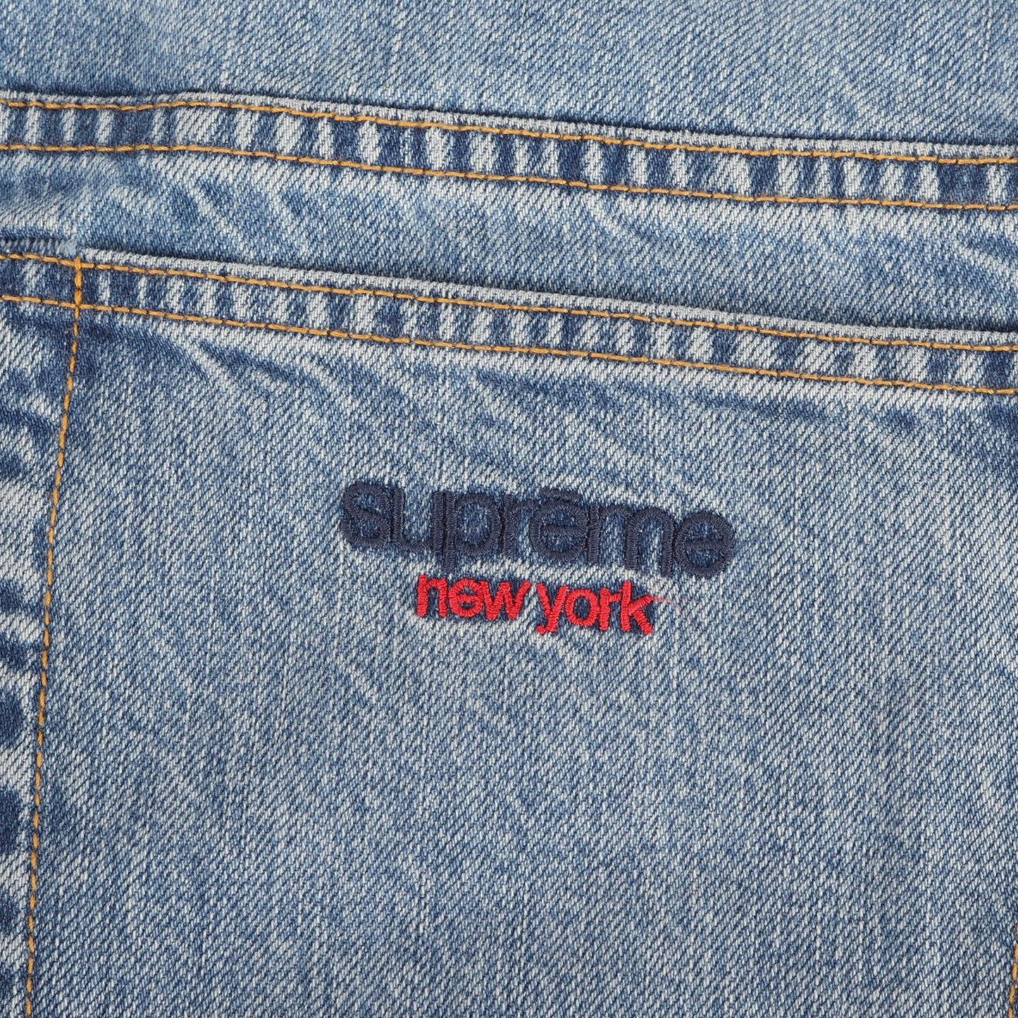 25AW クラシックロゴ刺繍 バギー リジッド デニムパンツ(Baggy Jean)
