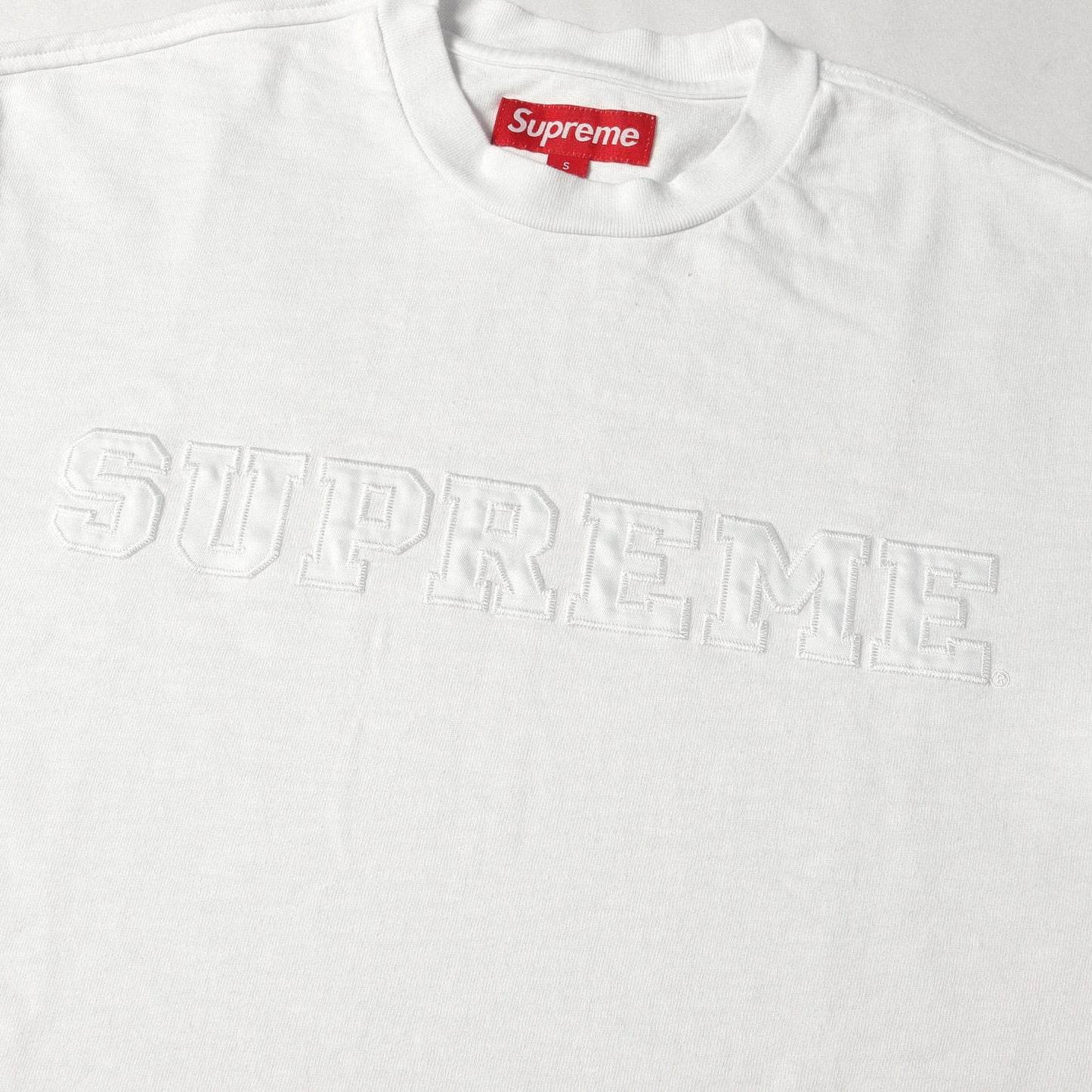 25AW カレッジ アップリケロゴ ヘビー Tシャツ (Collegiate Applique S/S Top)