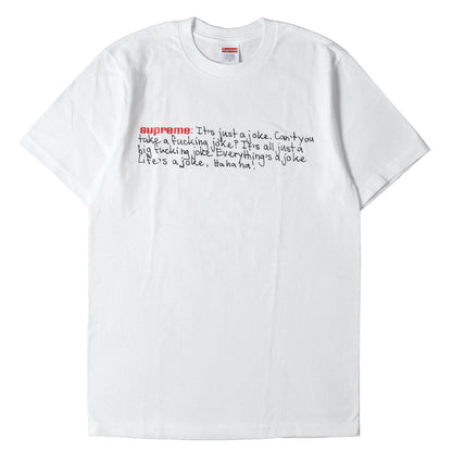 25AW ジョーク メッセージロゴ Tシャツ(Joke Tee)