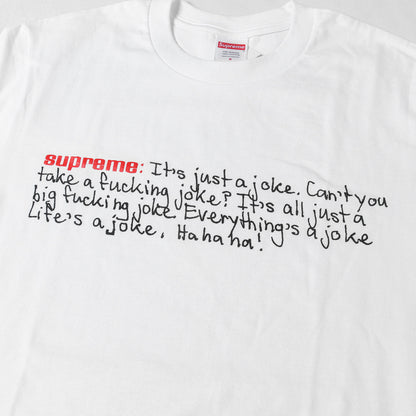 25AW ジョーク メッセージロゴ Tシャツ(Joke Tee)