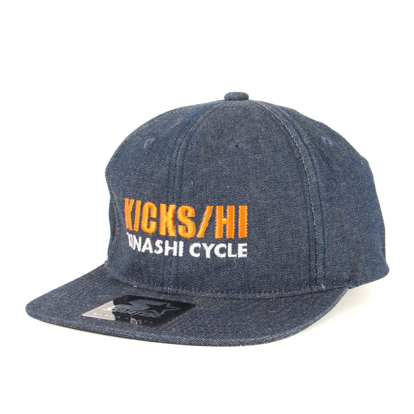 ×STARTER BLACK LABEL デニム 6パネルキャップ