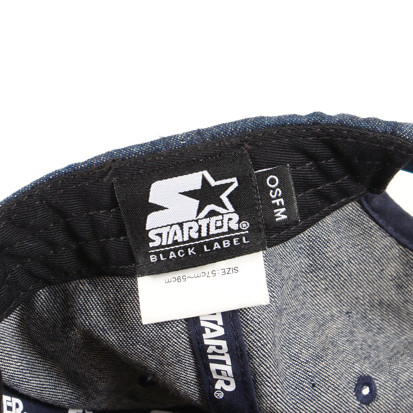 ×STARTER BLACK LABEL デニム 6パネルキャップ